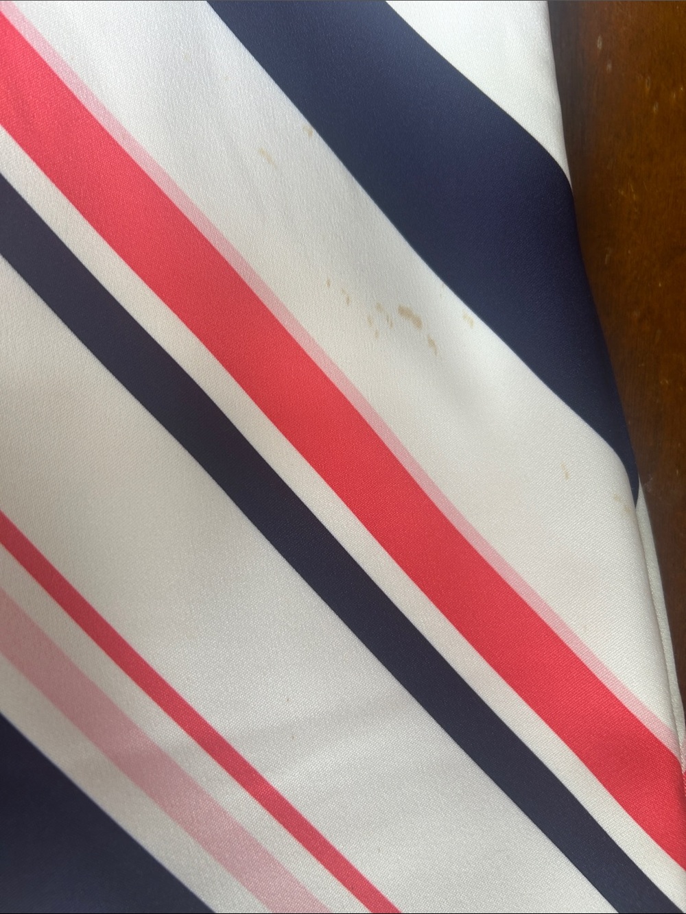 Vince Camuto Pink White Navy Chevron Shift Dress - Picture 4 of 4